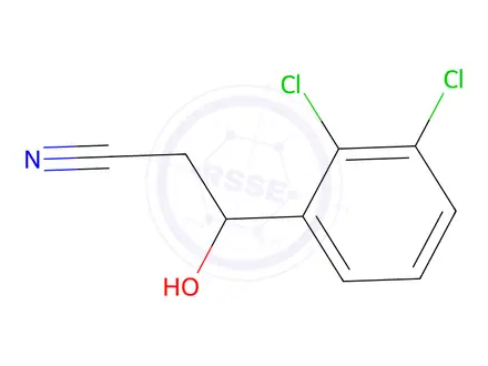 Chemical structure of 3-(2,3-Dichlorophenyl)-3-hydroxypropanenitrile