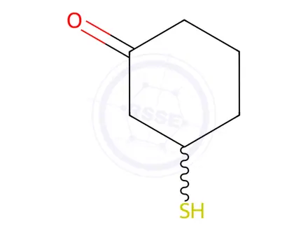 Chemical structure of 3-Mercaptocyclohexanone
