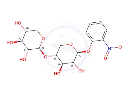 Chemical structure of 2-Nitrophenyl β-D-xylobioside