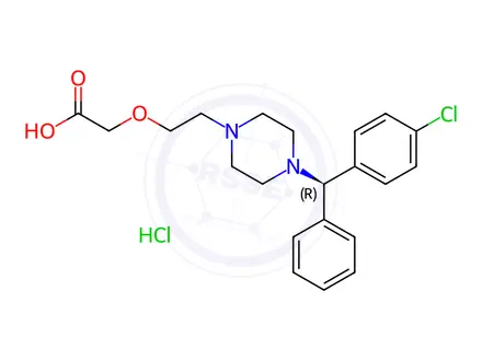Chemical structure of Levocetirizine Hydrochloride