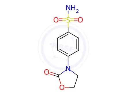 Chemical structure of 4-(2-Oxooxazolidin-3-yl)benzenesulfonamide