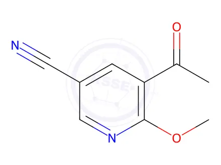 Chemical structure of 5-Acetyl-6-methoxynicotinonitrile