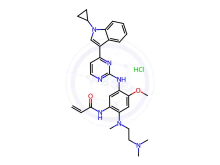 Chemical structure of HS-10296 hydrochloride