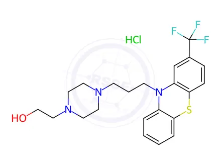Chemical structure of Fluphenazine hydrochloride