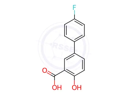 Chemical structure of 4'-FLUORO-4-HYDROXY-BIPHENYL-3-CARBOXYLIC ACID
