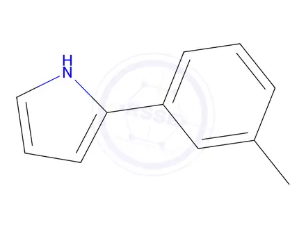 Chemical structure of 2-(3-Methylphenyl)-1H-pyrrole