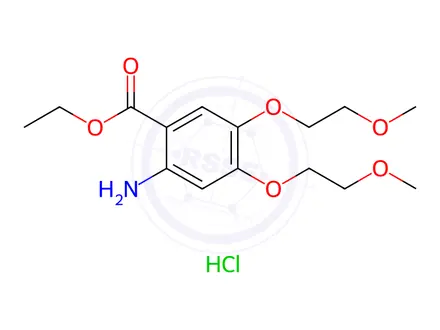 Chemical structure of Erlotinib Impurity 10