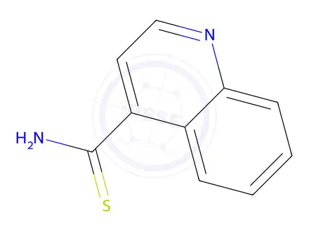 Chemical structure of Quinoline-4-carbothioamide