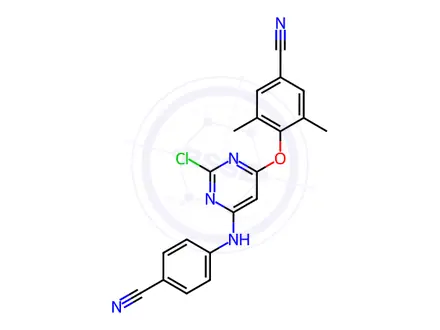 Chemical structure of Etravirine Impurity 12