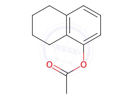 Chemical structure of 5,6,7,8-tetrahydronaphthalen-1-yl acetate