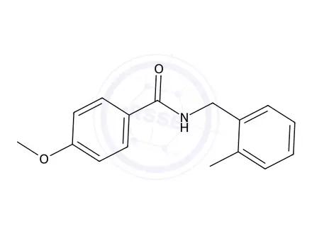 Chemical structure of 4-Methoxy-N-(2-methylbenzyl)benzamide