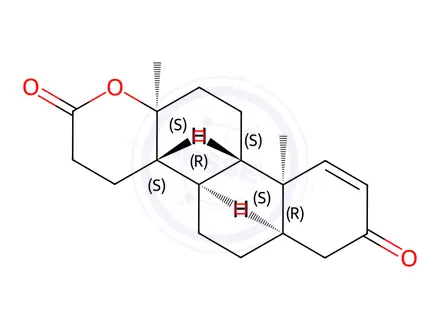 Chemical structure of 17a-Oxa-D-homo-5β-androst-1-ene-3,17-dione