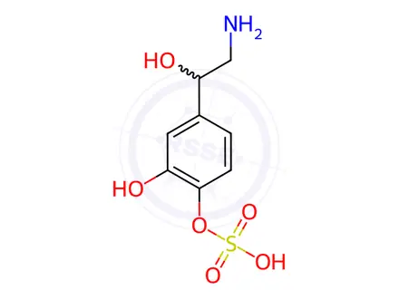 Chemical structure of Norepinephrine Impurity 160
