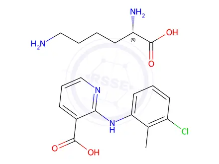 Chemical structure of Clonixin