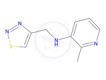 Chemical structure of n-((1,2,3-Thiadiazol-4-yl)methyl)-2-methylpyridin-3-amine