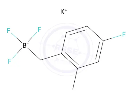 Chemical structure of Potassium trifluoro(4-fluoro-2-methylbenzyl)borate