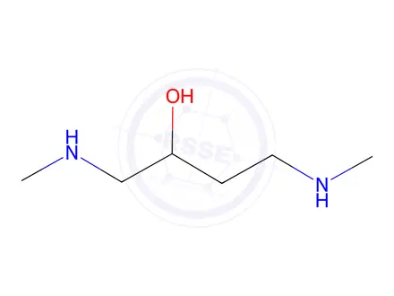 Chemical structure of 1,4-bis(methylamino)butan-2-ol