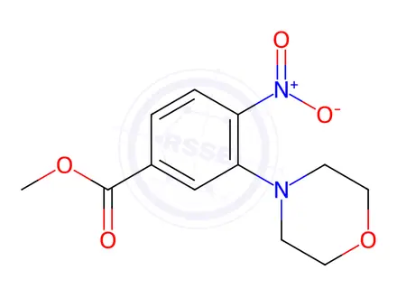 Chemical structure of Methyl 3-(morpholin-4-yl)-4-nitrobenzoate