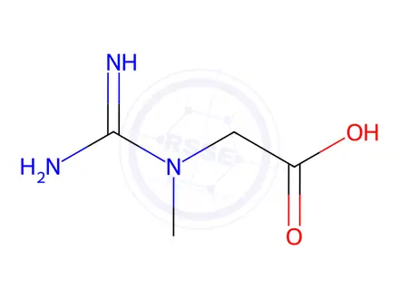 Chemical structure of Creatine