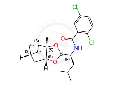 Chemical structure of Ixazomib Citrate Impurity 7