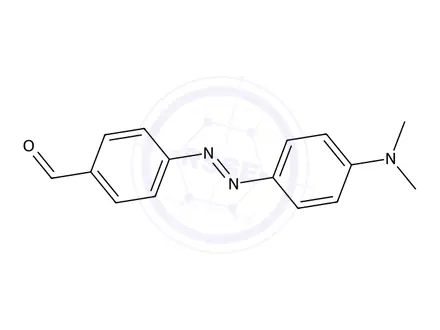 Chemical structure of 4-((4-(Dimethylamino)phenyl)diazenyl)benzaldehyde