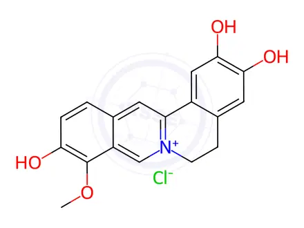 Chemical structure of Berberine Impurity 15 Chloride