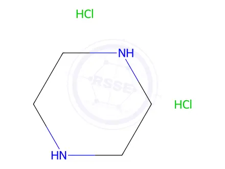 Chemical structure of Piperazine Dihydrochloride