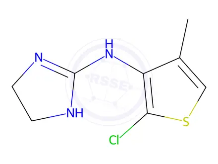 Chemical structure of Tiamenidine