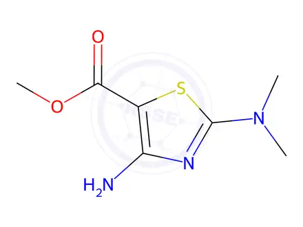 Chemical structure of Methyl 4-amino-2-(dimethylamino)thiazole-5-carboxylate