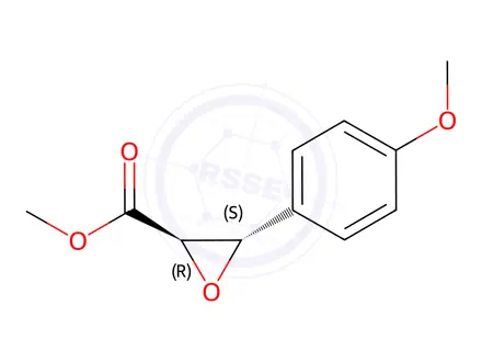 Chemical structure of Methyl (2R,3S)-3-(4-Methoxyphenyl)Oxirane-2-Carboxylat