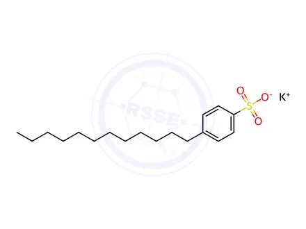 Chemical structure of 4-Dodecylbenzenesulfonic Acid Potassium Salt