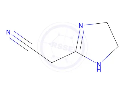 Chemical structure of 2-(4,5-dihydro-1H-imidazol-2-yl)acetonitrile