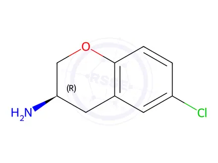 Chemical structure of (R)-6-Chlorochroman-3-amine