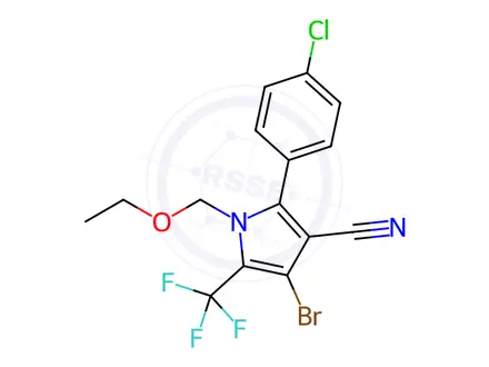 Chemical structure of Chlorfenapyr