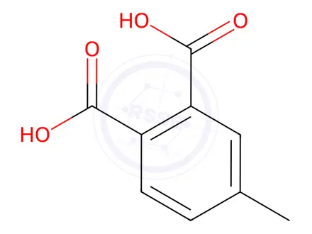 Chemical structure of 4-Methylphthalic Acid