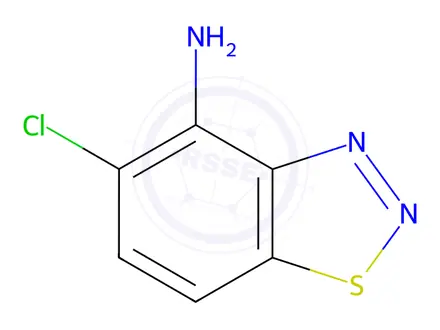 Chemical structure of 5-Chloro-4-Amino-2,1,3-benzothiadiazole