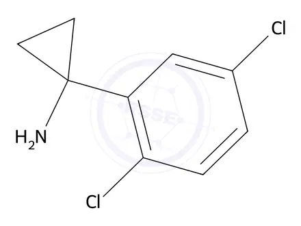 Chemical structure of 1-(2,5-Dichlorophenyl)cyclopropanamine