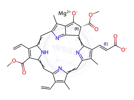 Chemical structure of CHLOROPHYLL C3(AS) (In Solution)
