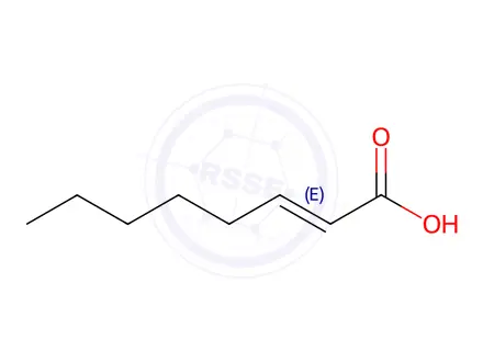 Chemical structure of (E)-Oct-2-enoic acid