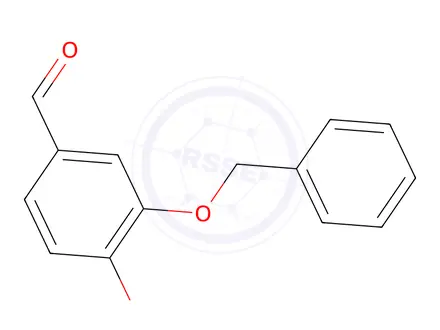Chemical structure of 3-(Benzyloxy)-4-hydroxybenzaldehyde