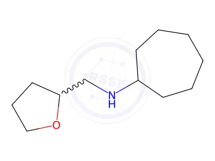 Chemical structure of N-((tetrahydrofuran-2-yl)methyl)cycloheptanamine