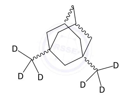 Chemical structure of 1,3-Dimethyladamantane-d6