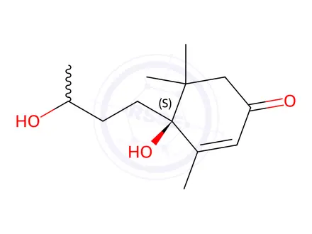 Chemical structure of Blumenol B