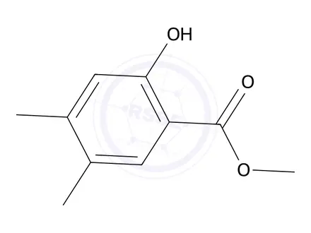 Chemical structure of Methyl 2-hydroxy-4,5-dimethylbenzoate
