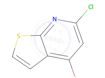 Chemical structure of 6-Chloro-4-methoxythieno[2,3-B]pyridine