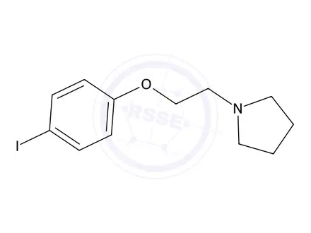 Chemical structure of 1-(2-(4-Iodophenoxy)ethyl)pyrrolidine