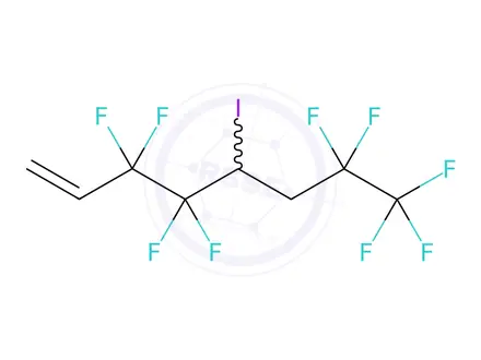 Chemical structure of 3,3,4,4,7,7,8,8,8-Nonafluoro-5-iodo-1-octene