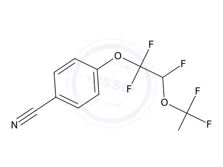 Chemical structure of 4-(1,1,2-Trifluoro-2-(trifluoromethoxy)ethoxy)benzonitrile