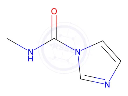 Chemical structure of N-methyl-1H-imidazole-1-carboxamide