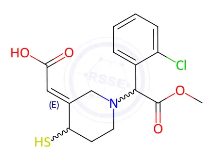 Chemical structure of Clopidogrel Metabolite I